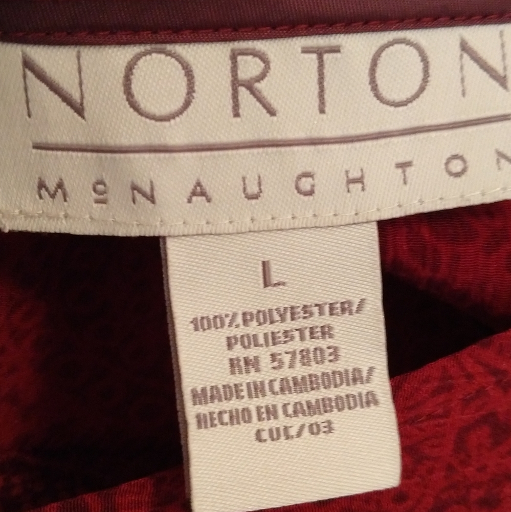 Burgundy dress - Picture 4 of 5